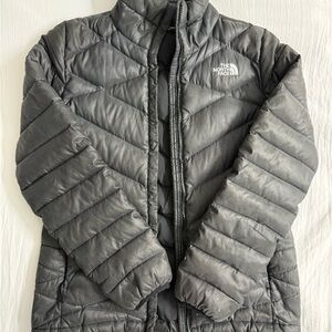 The North Face Charcoal Quilted Jacket